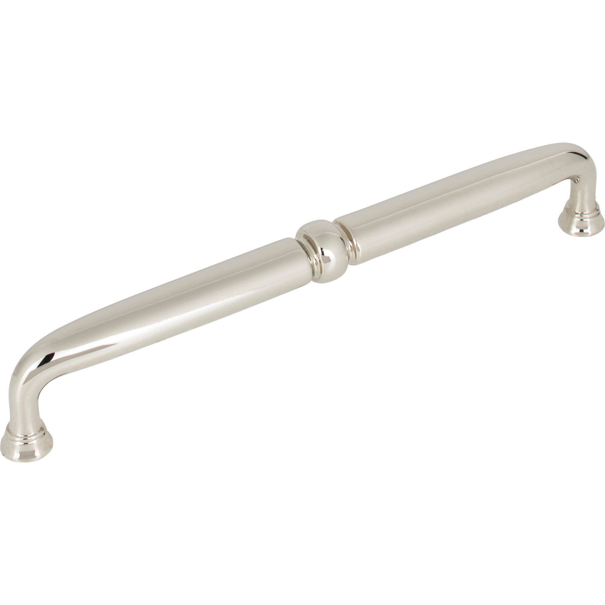 Worldwide Flooring Design Center Henderson Pull 7 9/16 Inch (c-c) Polished Nickel Henderson Pull 7 9/16 Inch (c-c) Polished Nickel Top Knobs Decorative Hardware