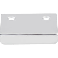 Worldwide Flooring Design Center Tab Pull 2 Inch Polished Chrome Tab Pull 2 Inch Polished Chrome Top Knobs Decorative Hardware