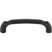 Worldwide Flooring Design Center Pomander Pull 3 3/4 Inch (c-c) Flat Black Pomander Pull 3 3/4 Inch (c-c) Flat Black Top Knobs Decorative Hardware