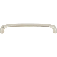 Worldwide Flooring Design Center Pomander Pull 6 5/16 Inch (c-c) Polished Nickel Pomander Pull 6 5/16 Inch (c-c) Polished Nickel Top Knobs Decorative Hardware