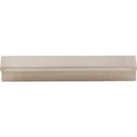 Worldwide Flooring Design Center Minetta Tab Pull 3 3/4 Inch (c-c) Brushed Satin Nickel Minetta Tab Pull 3 3/4 Inch (c-c) Brushed Satin Nickel Top Knobs Decorative Hardware