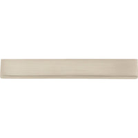 Worldwide Flooring Design Center Minetta Tab Pull 3 3/4 Inch (c-c) Brushed Satin Nickel Minetta Tab Pull 3 3/4 Inch (c-c) Brushed Satin Nickel Top Knobs Decorative Hardware