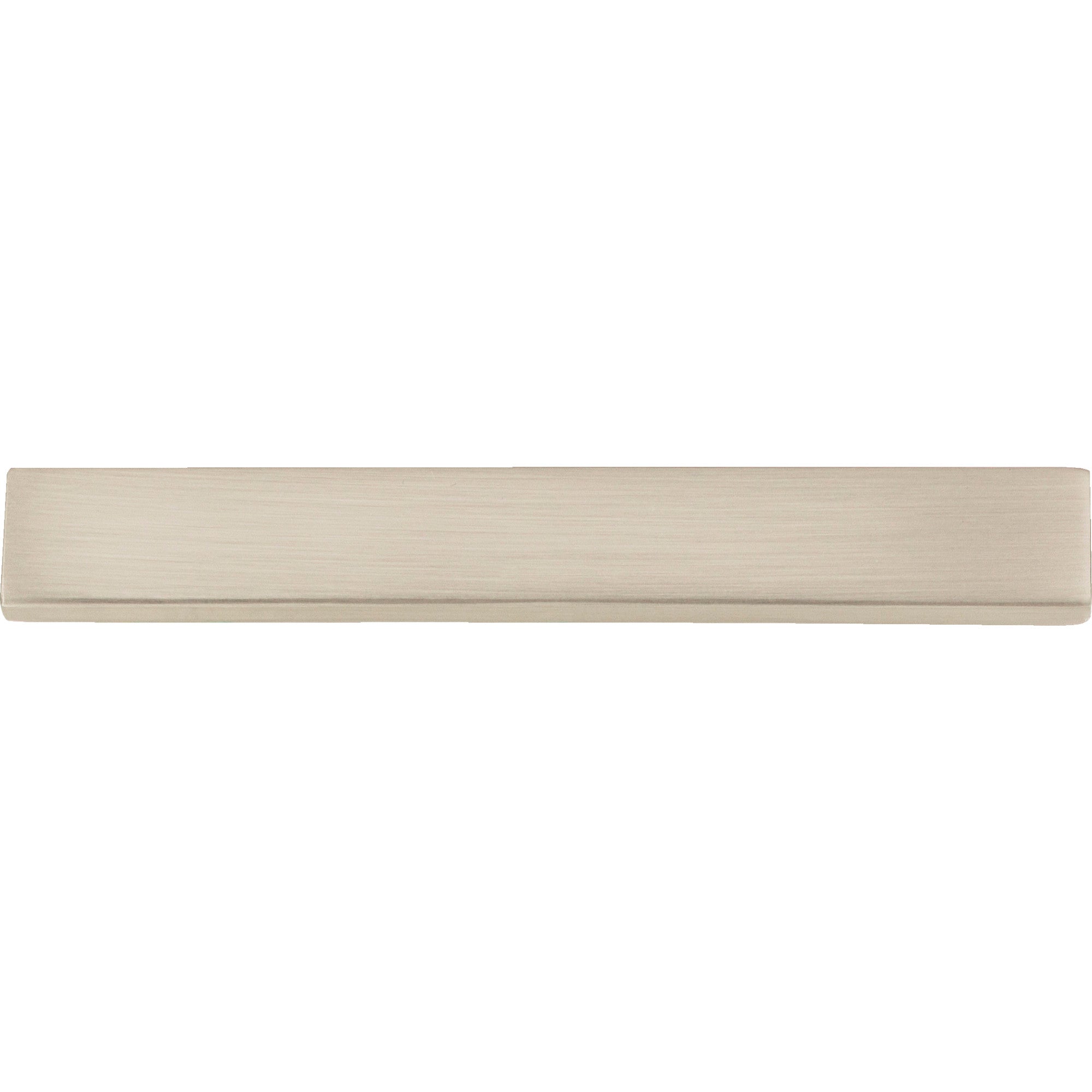 Worldwide Flooring Design Center Minetta Tab Pull 3 3/4 Inch (c-c) Brushed Satin Nickel Minetta Tab Pull 3 3/4 Inch (c-c) Brushed Satin Nickel Top Knobs Decorative Hardware