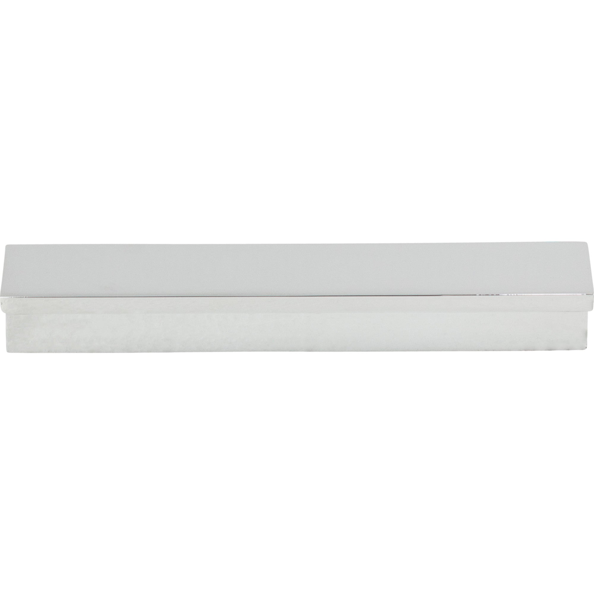 Worldwide Flooring Design Center Minetta Tab Pull 3 3/4 Inch (c-c) Polished Chrome Minetta Tab Pull 3 3/4 Inch (c-c) Polished Chrome Top Knobs Decorative Hardware
