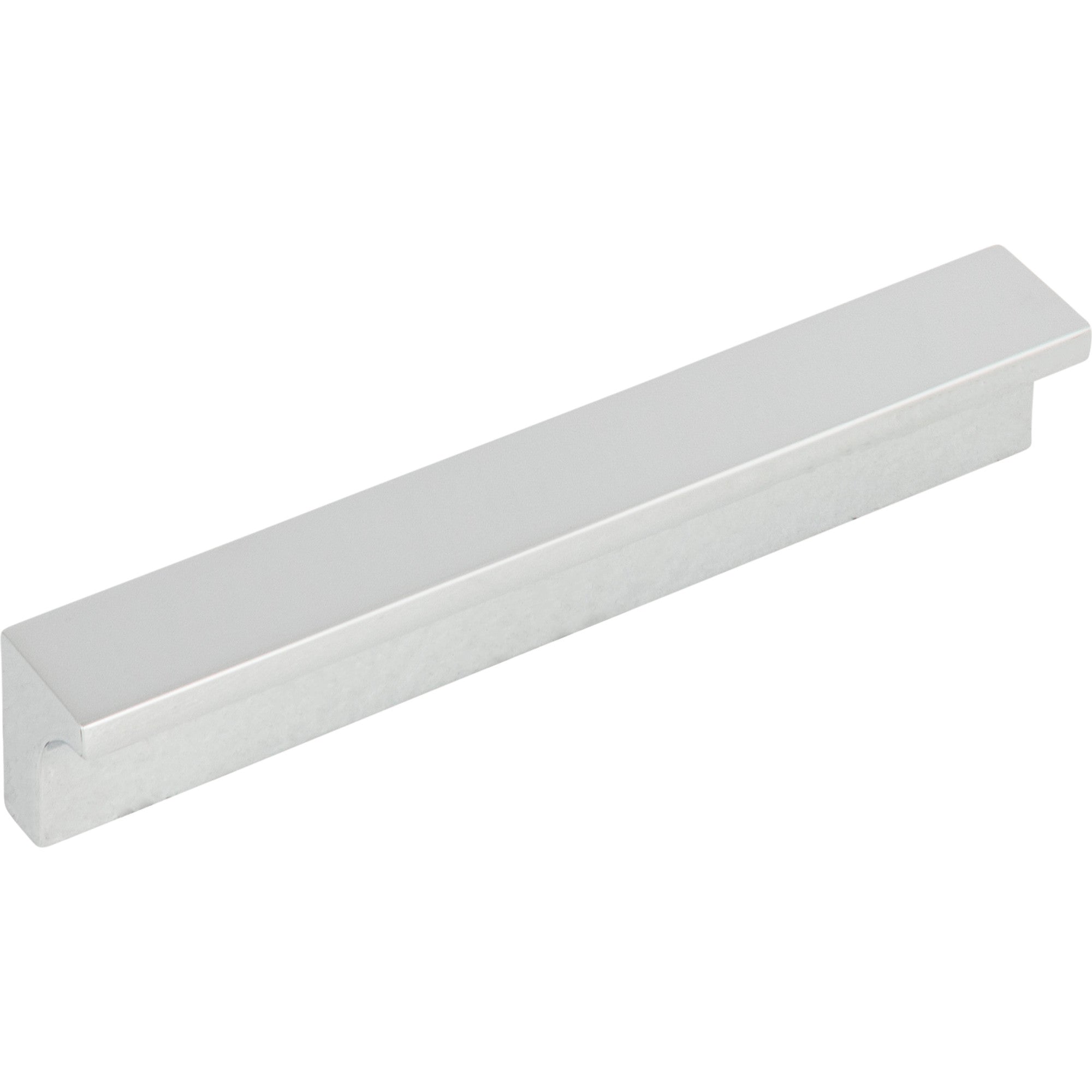 Worldwide Flooring Design Center Minetta Tab Pull 3 3/4 Inch (c-c) Polished Chrome Minetta Tab Pull 3 3/4 Inch (c-c) Polished Chrome Top Knobs Decorative Hardware