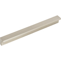 Worldwide Flooring Design Center Minetta Tab Pull 6 5/16 Inch (c-c) Brushed Satin Nickel Minetta Tab Pull 6 5/16 Inch (c-c) Brushed Satin Nickel Top Knobs Decorative Hardware