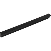 Worldwide Flooring Design Center Minetta Tab Pull 8 13/16 Inch (c-c) Flat Black Minetta Tab Pull 8 13/16 Inch (c-c) Flat Black Top Knobs Decorative Hardware