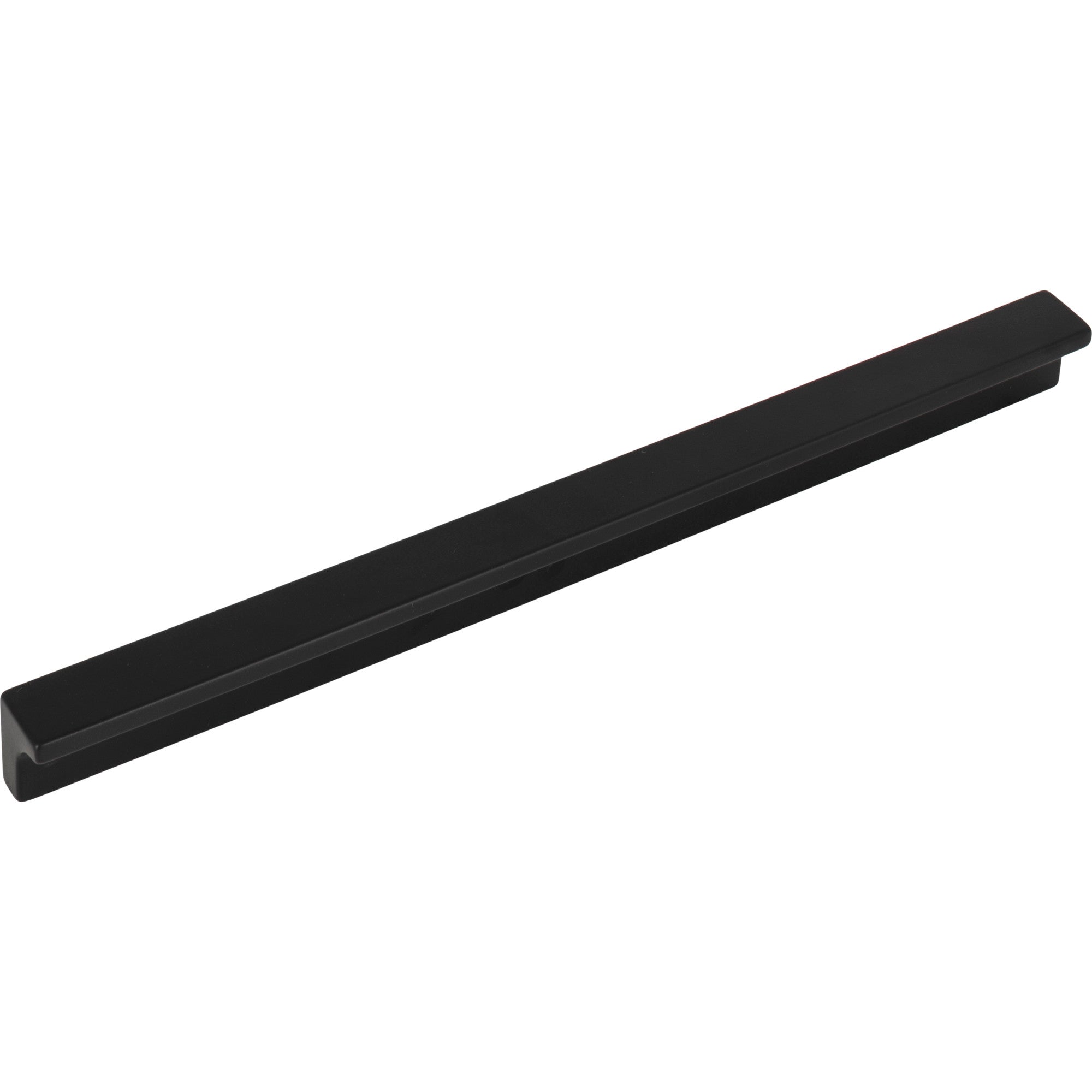 Worldwide Flooring Design Center Minetta Tab Pull 8 13/16 Inch (c-c) Flat Black Minetta Tab Pull 8 13/16 Inch (c-c) Flat Black Top Knobs Decorative Hardware