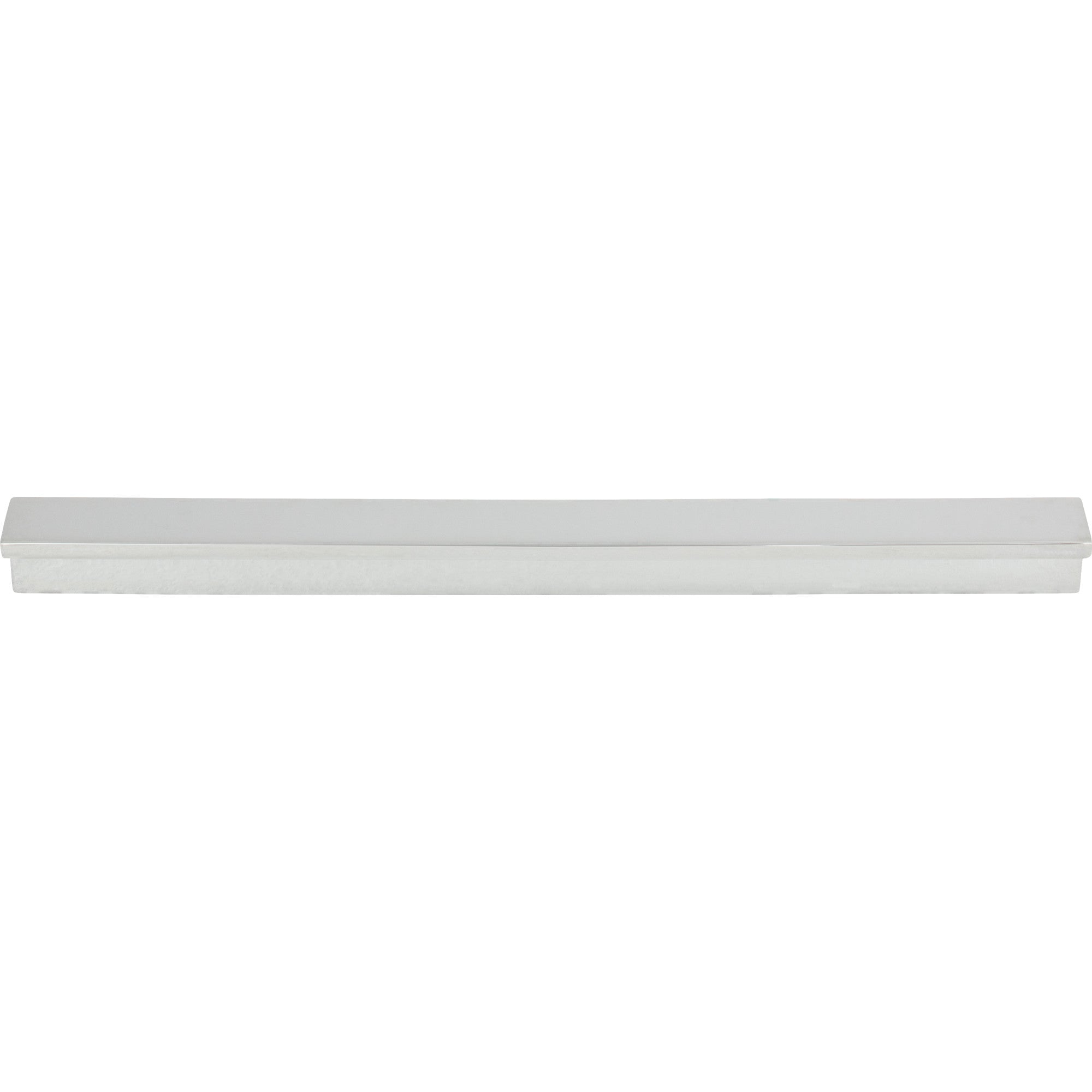 Worldwide Flooring Design Center Minetta Tab Pull 8 13/16 Inch (c-c) Polished Chrome Minetta Tab Pull 8 13/16 Inch (c-c) Polished Chrome Top Knobs Decorative Hardware