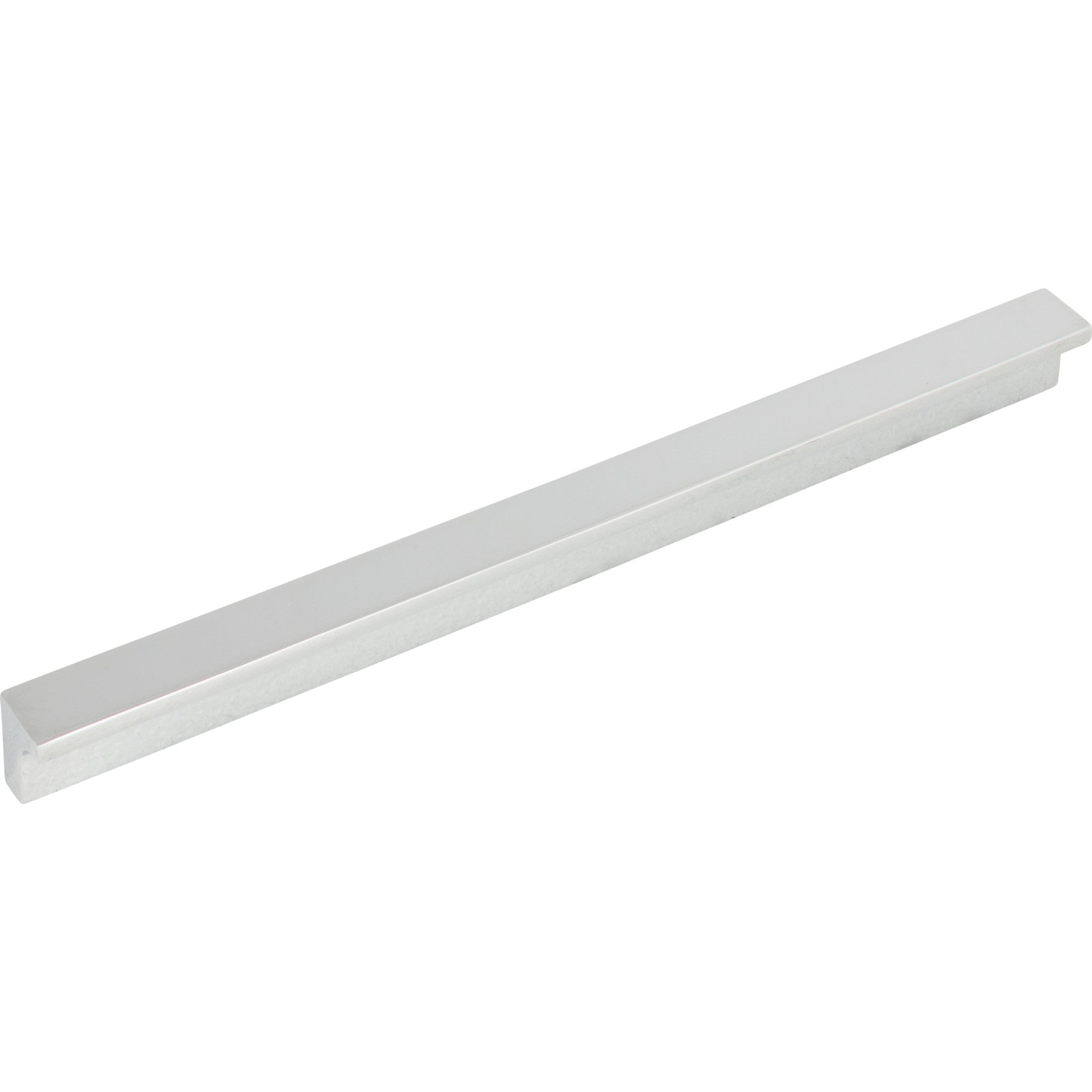 Worldwide Flooring Design Center Minetta Tab Pull 8 13/16 Inch (c-c) Polished Chrome Minetta Tab Pull 8 13/16 Inch (c-c) Polished Chrome Top Knobs Decorative Hardware