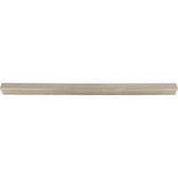 Worldwide Flooring Design Center Minetta Tab Pull 12 Inch (c-c) Brushed Satin Nickel Minetta Tab Pull 12 Inch (c-c) Brushed Satin Nickel Top Knobs Decorative Hardware