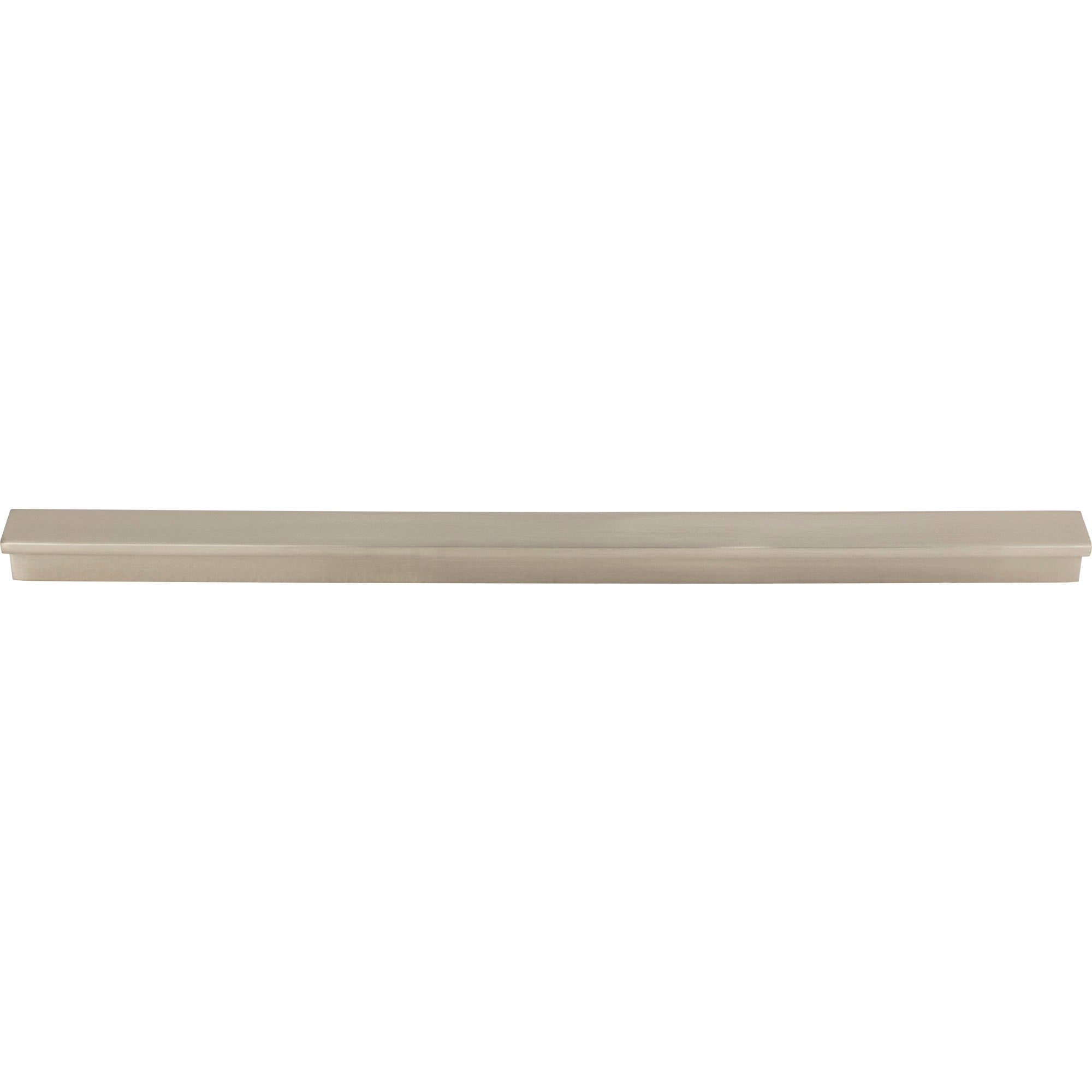 Worldwide Flooring Design Center Minetta Tab Pull 12 Inch (c-c) Brushed Satin Nickel Minetta Tab Pull 12 Inch (c-c) Brushed Satin Nickel Top Knobs Decorative Hardware