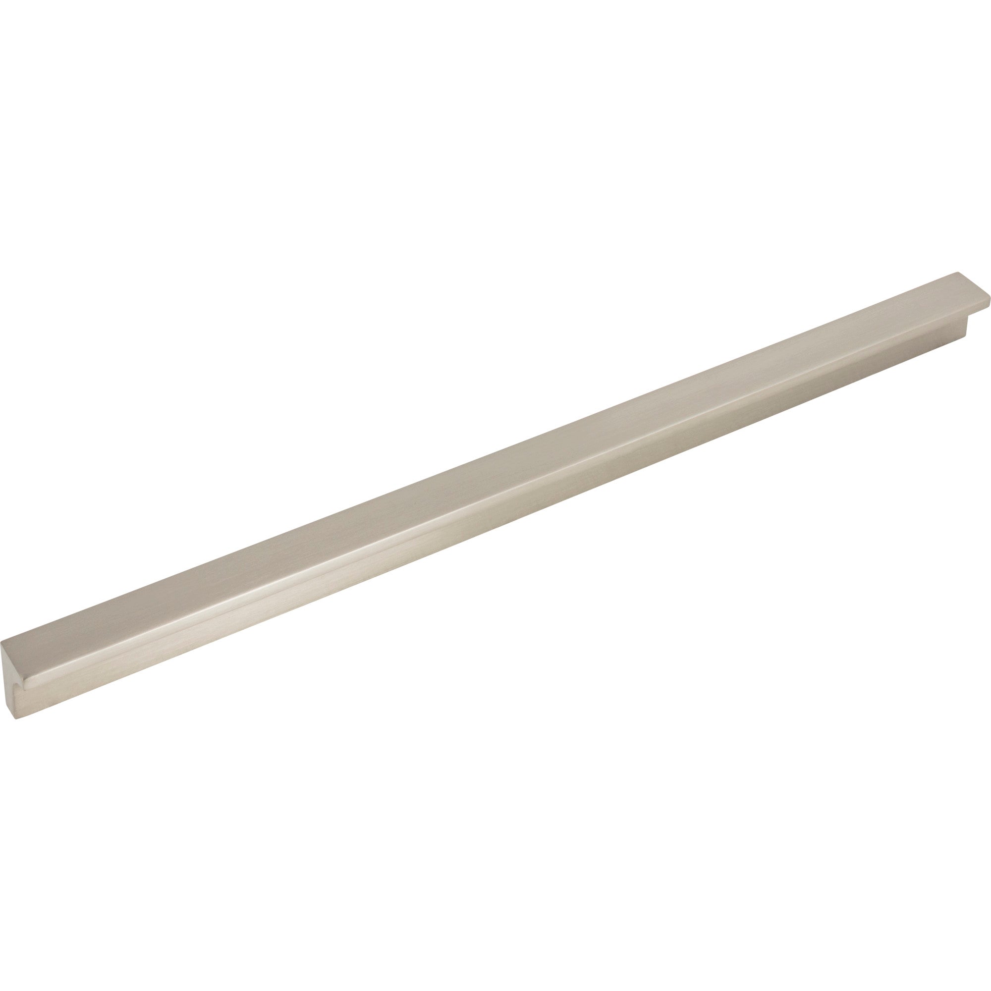 Worldwide Flooring Design Center Minetta Tab Pull 12 Inch (c-c) Brushed Satin Nickel Minetta Tab Pull 12 Inch (c-c) Brushed Satin Nickel Top Knobs Decorative Hardware