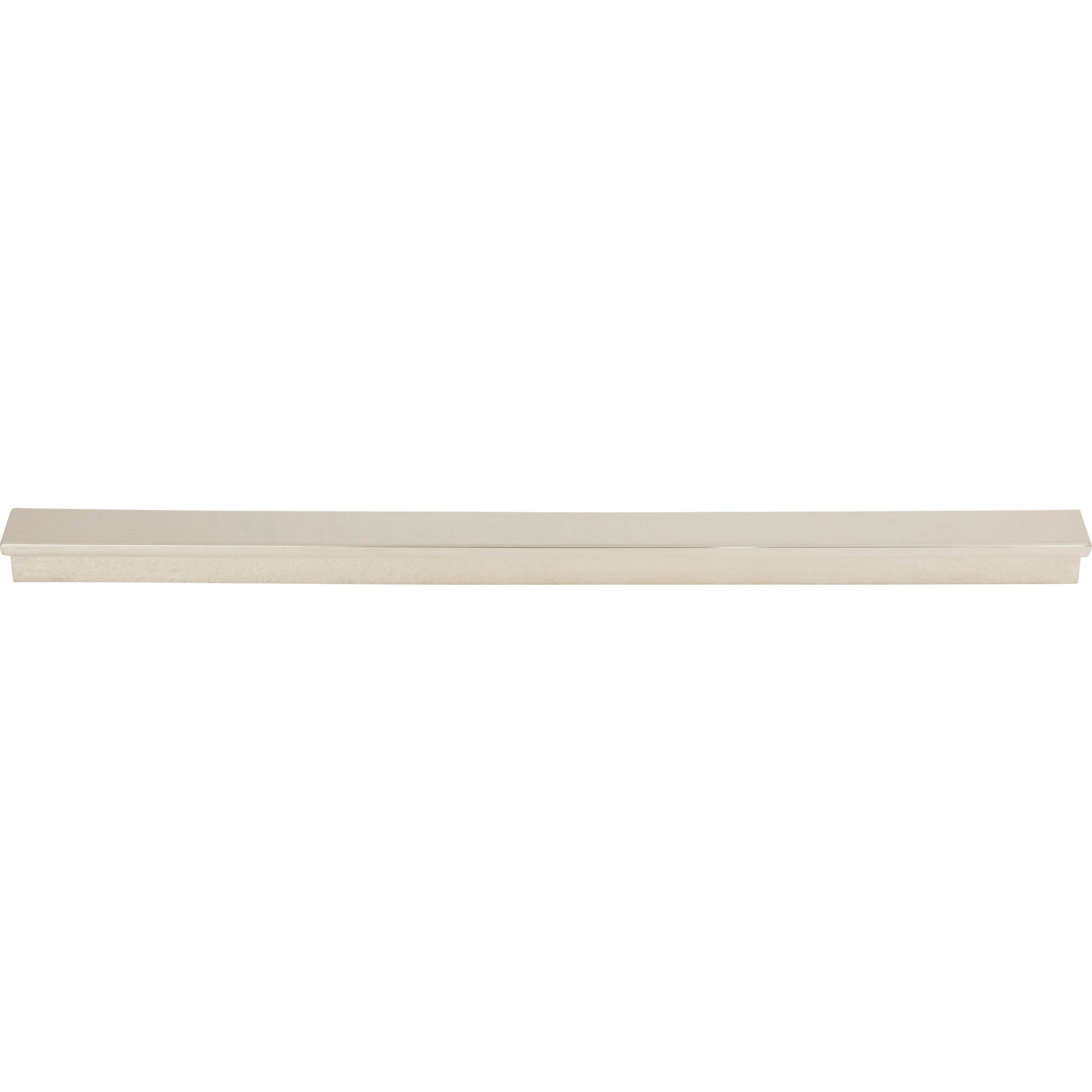 Worldwide Flooring Design Center Minetta Tab Pull 12 Inch (c-c) Polished Nickel Minetta Tab Pull 12 Inch (c-c) Polished Nickel Top Knobs Decorative Hardware