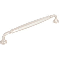Worldwide Flooring Design Center Barrow Pull 7 9/16 Inch (c-c) Polished Nickel Barrow Pull 7 9/16 Inch (c-c) Polished Nickel Top Knobs Decorative Hardware