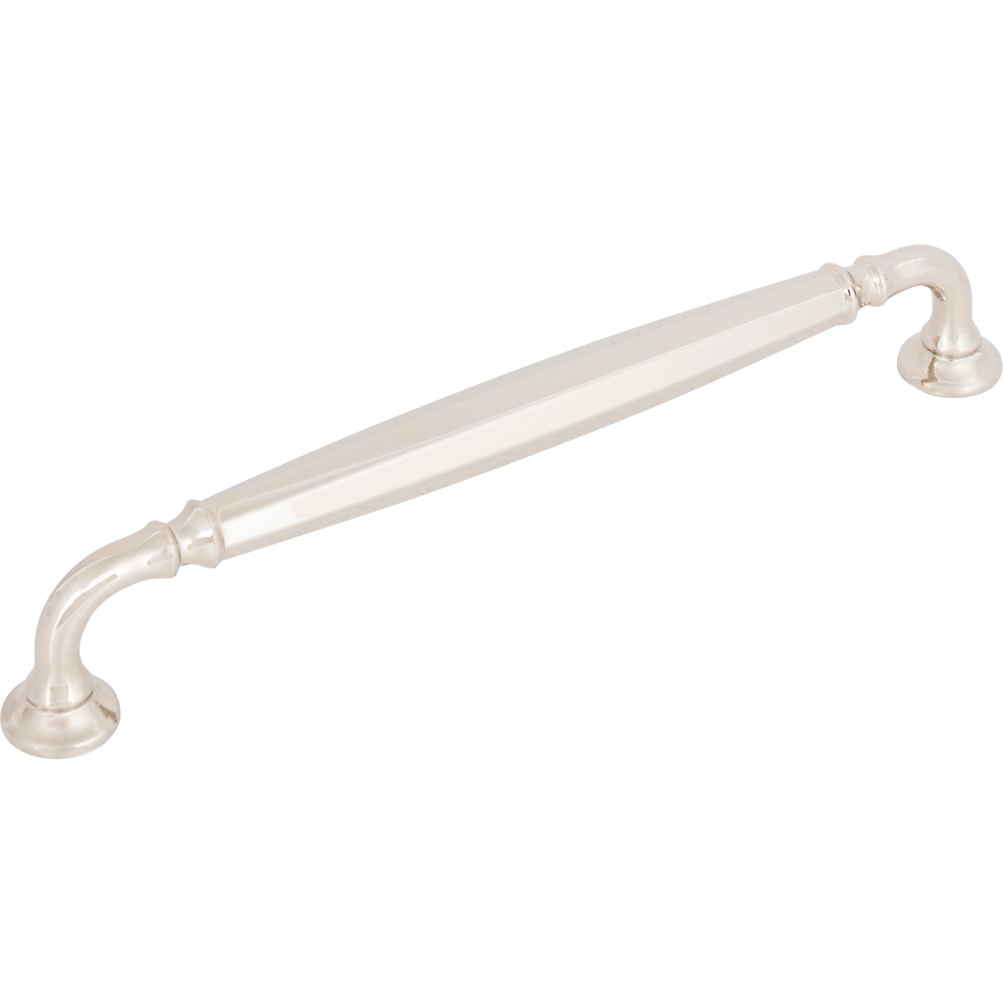 Worldwide Flooring Design Center Barrow Pull 7 9/16 Inch (c-c) Polished Nickel Barrow Pull 7 9/16 Inch (c-c) Polished Nickel Top Knobs Decorative Hardware