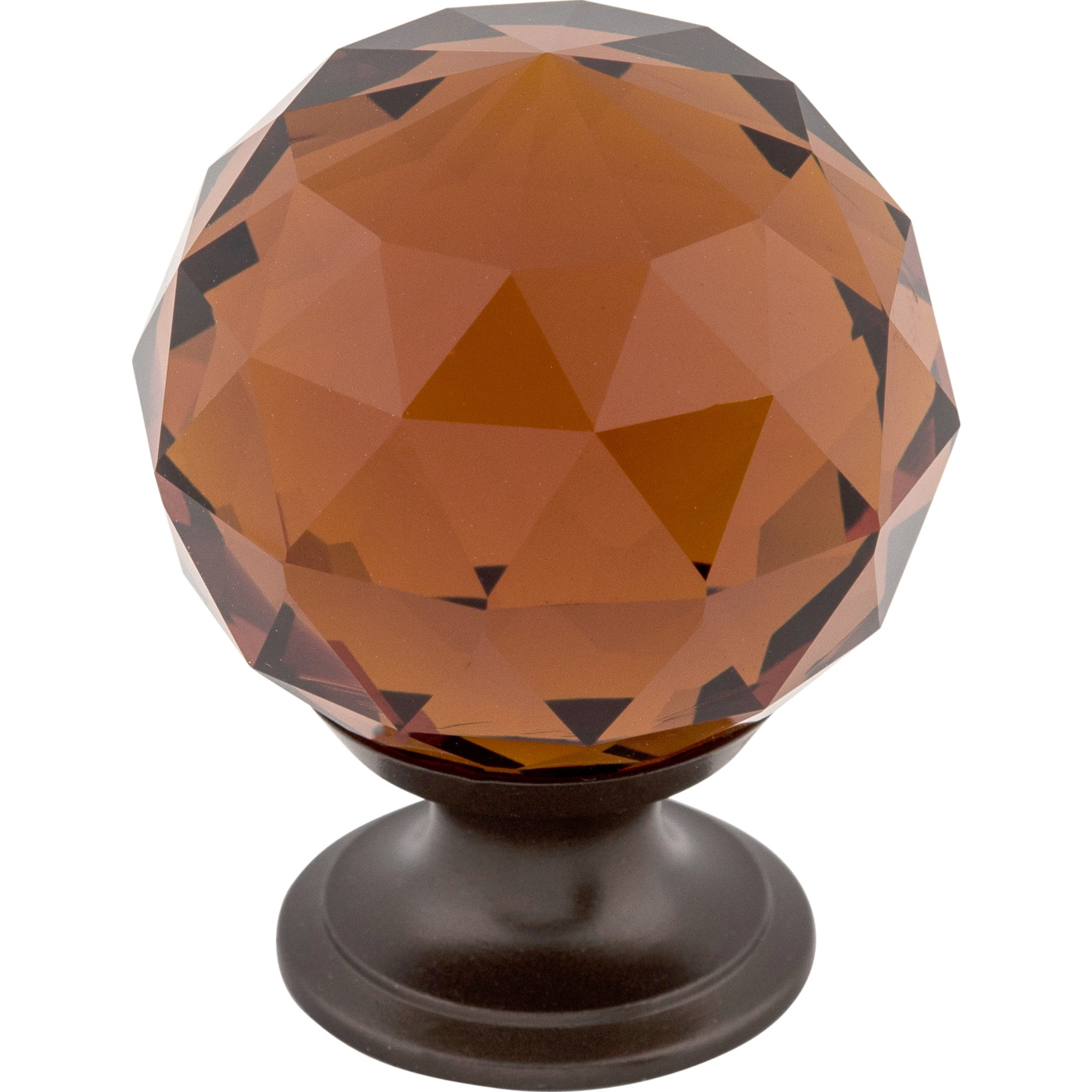 Worldwide Flooring Design Center Wine Crystal Knob 1 3/8 Inch Oil Rubbed Bronze Base Wine Crystal Knob 1 3/8 Inch Oil Rubbed Bronze Base Top Knobs Decorative Hardware