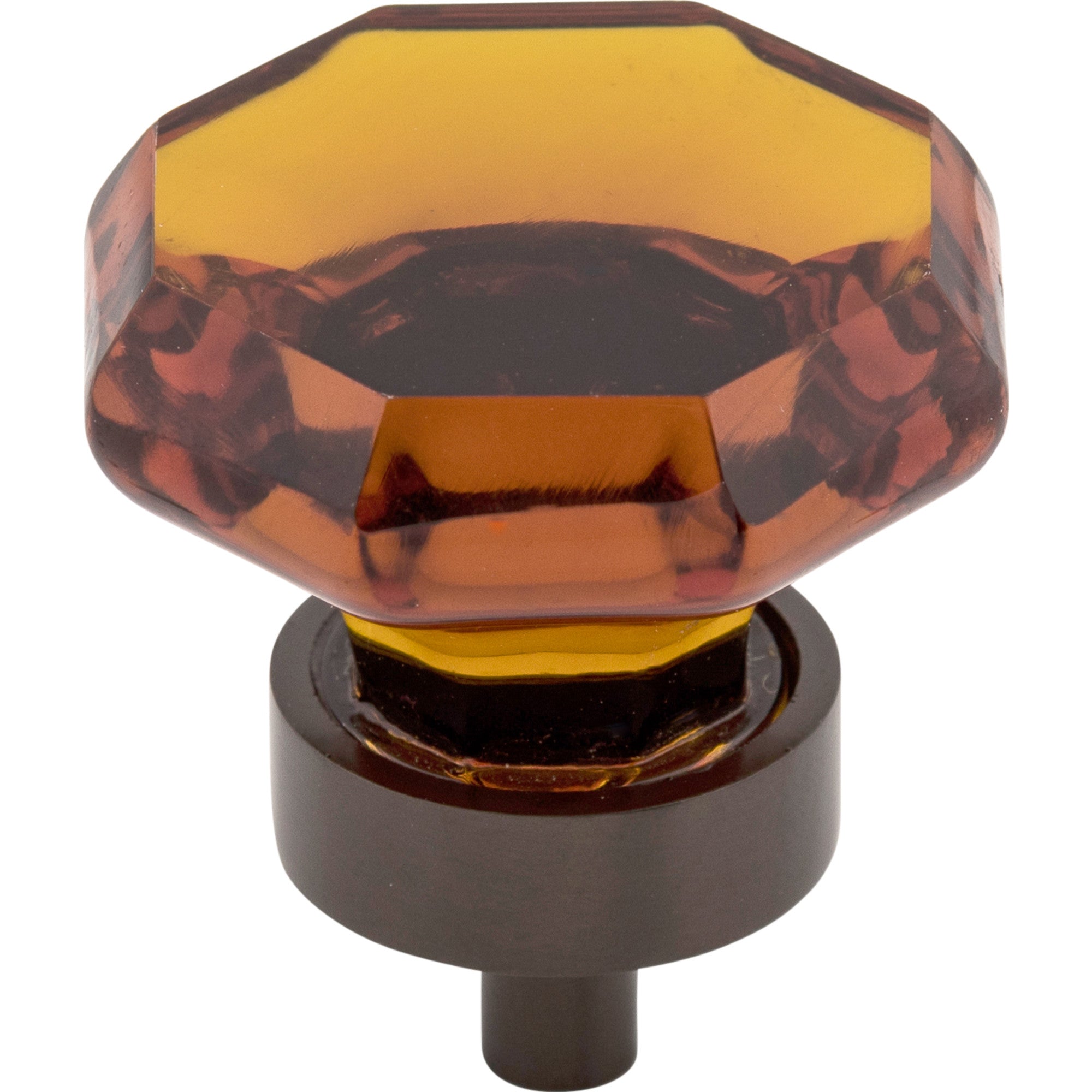 Worldwide Flooring Design Center Wine Octagon Crystal Knob 1 3/8 Inch Oil Rubbed Bronze Base Wine Octagon Crystal Knob 1 3/8 Inch Oil Rubbed Bronze Base Top Knobs Decorative Hardware