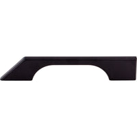 Worldwide Flooring Design Center Tapered Pull 5 Inch (c-c) Flat Black Tapered Pull 5 Inch (c-c) Flat Black Top Knobs Decorative Hardware