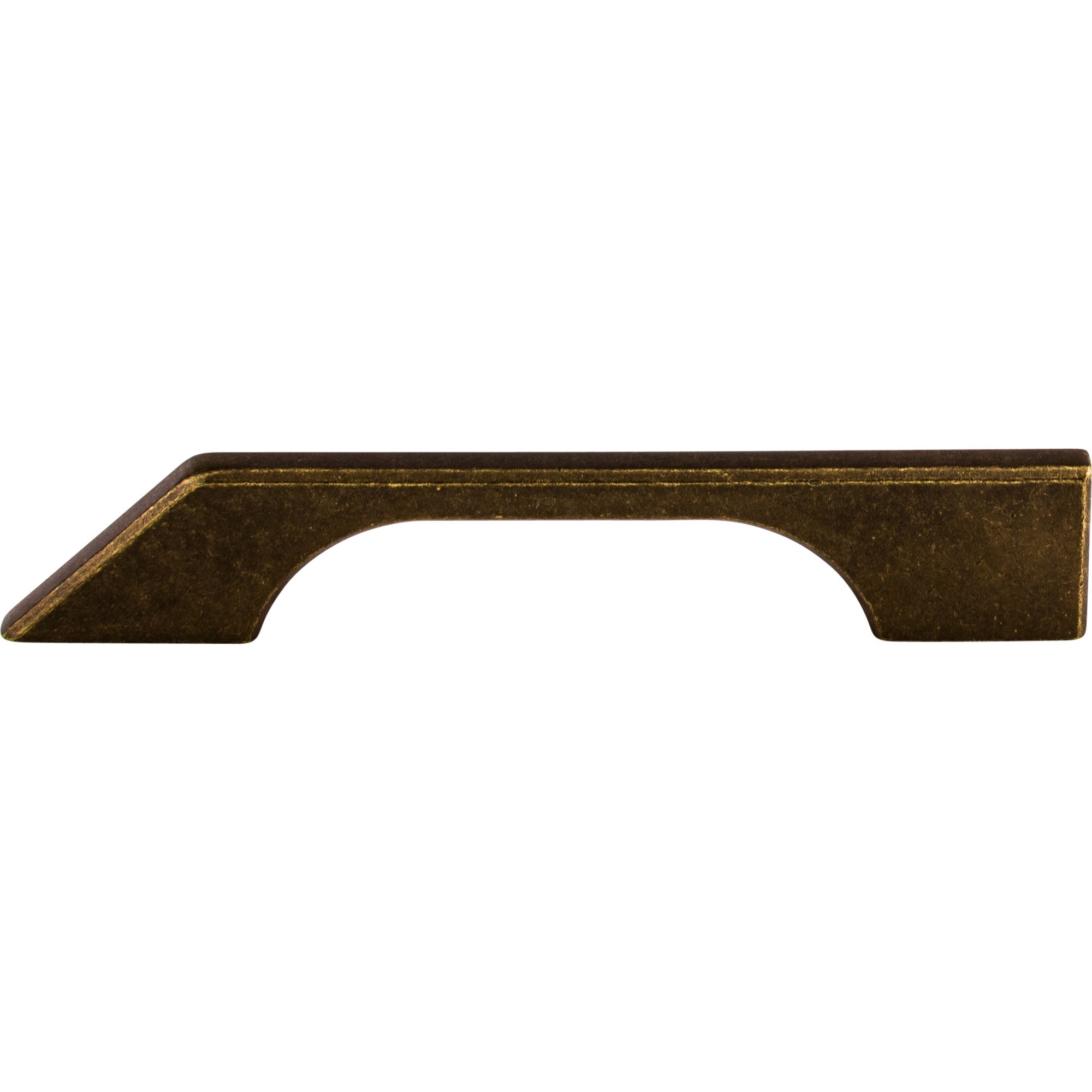 Worldwide Flooring Design Center Tapered Pull 5 Inch (c-c) German Bronze Tapered Pull 5 Inch (c-c) German Bronze Top Knobs Decorative Hardware