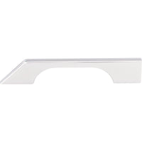 Worldwide Flooring Design Center Tapered Pull 5 Inch (c-c) Polished Chrome Tapered Pull 5 Inch (c-c) Polished Chrome Top Knobs Decorative Hardware