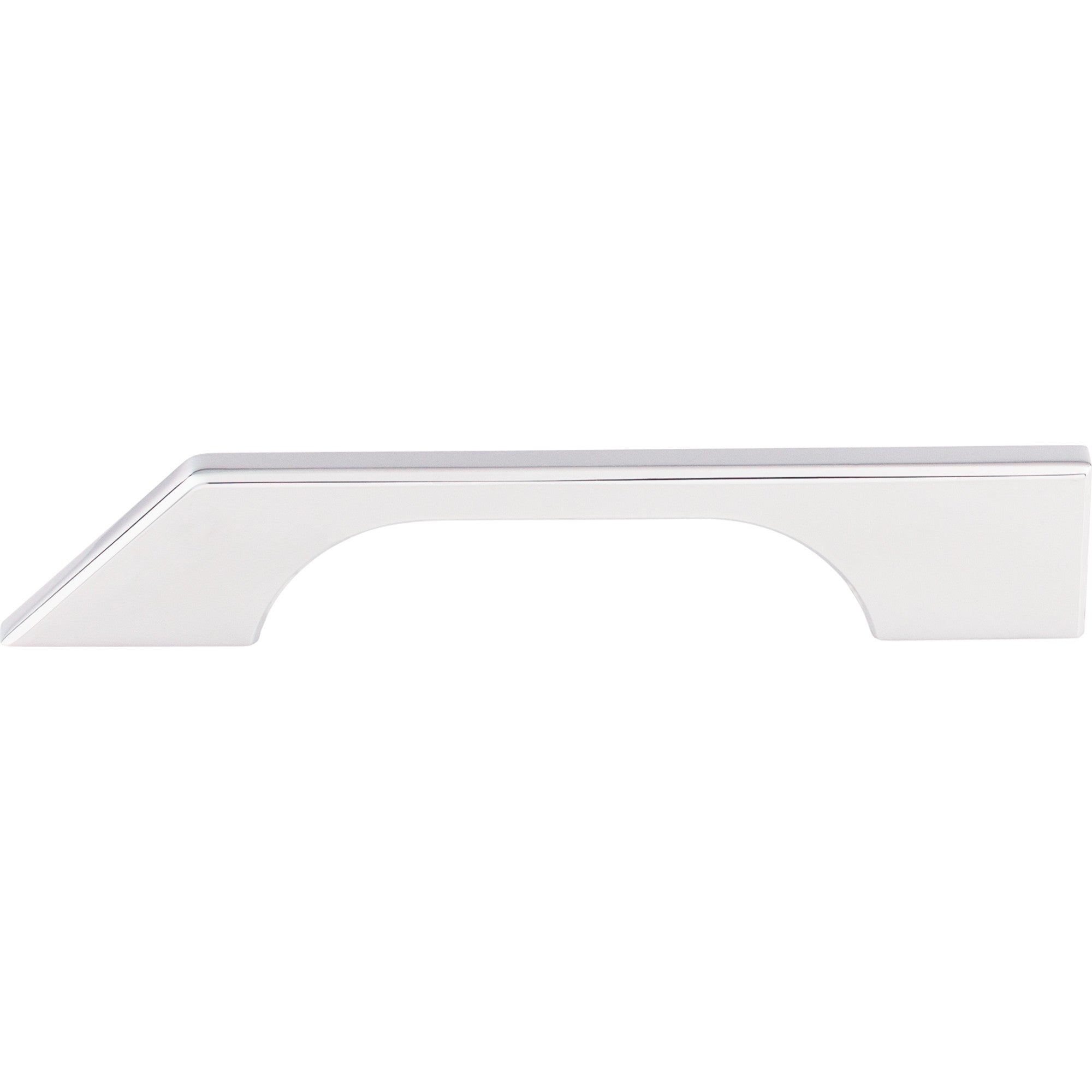Worldwide Flooring Design Center Tapered Pull 5 Inch (c-c) Polished Chrome Tapered Pull 5 Inch (c-c) Polished Chrome Top Knobs Decorative Hardware