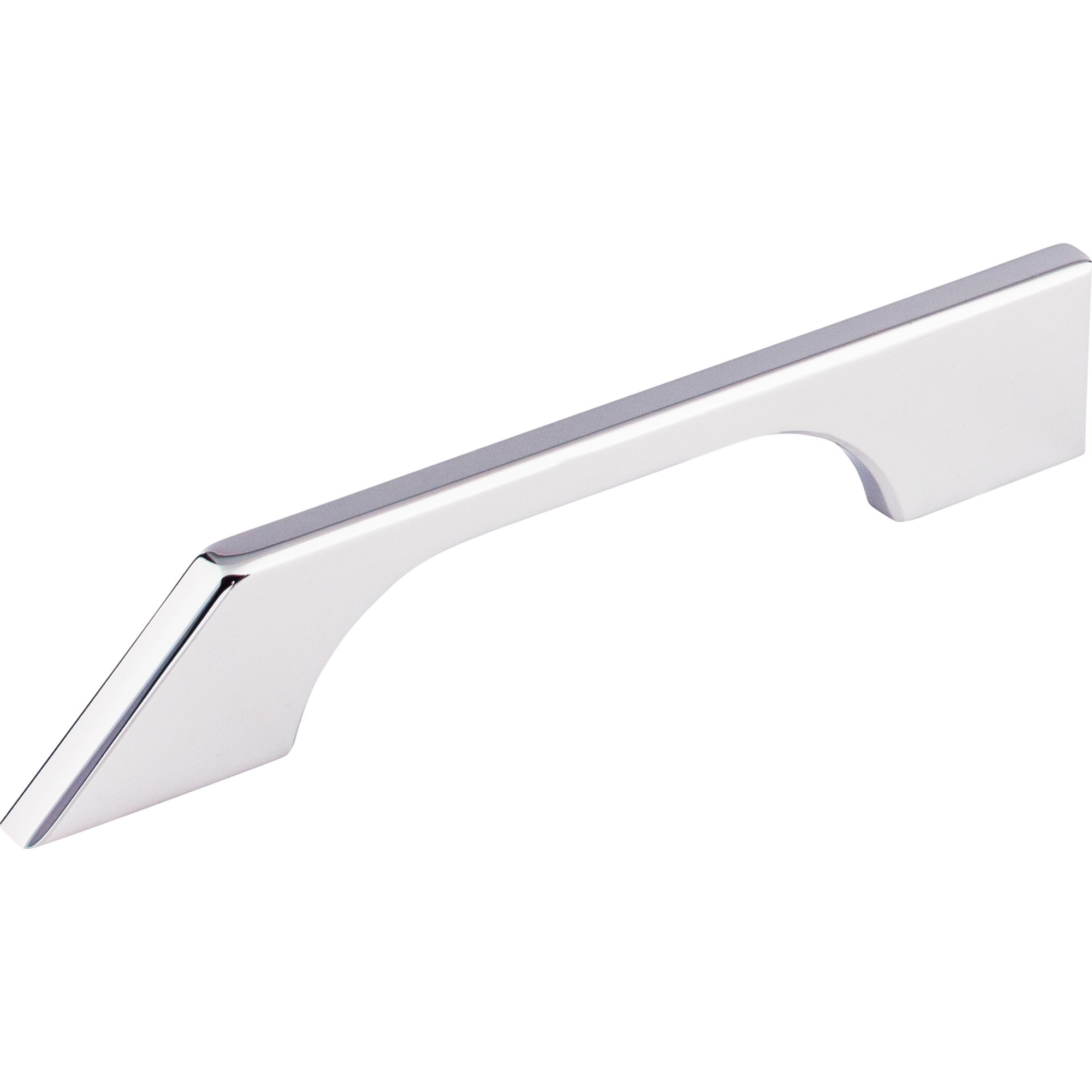 Worldwide Flooring Design Center Tapered Pull 5 Inch (c-c) Polished Chrome Tapered Pull 5 Inch (c-c) Polished Chrome Top Knobs Decorative Hardware