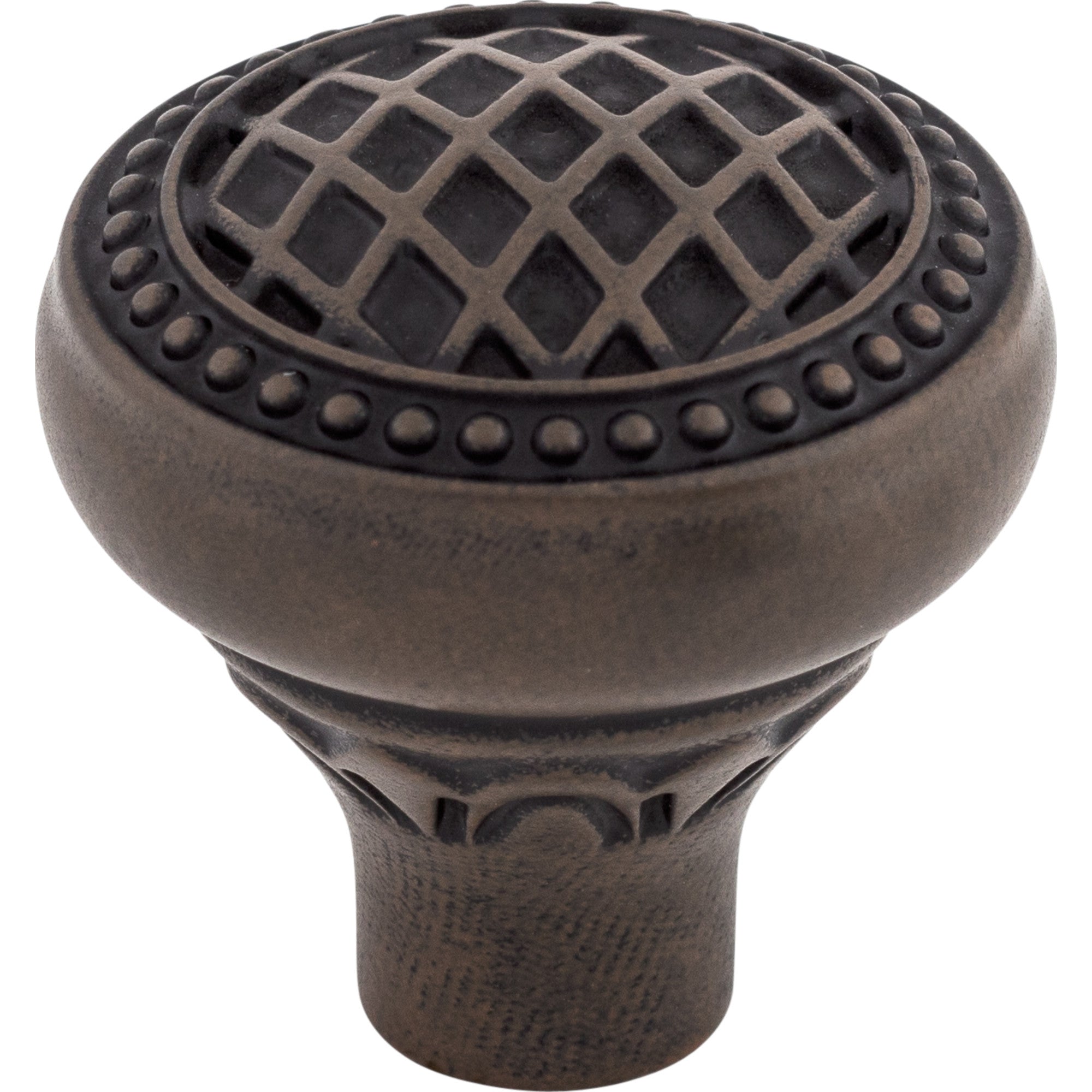 Worldwide Flooring Design Center Trevi Round Knob 1 5/16 Inch Patina Rouge Trevi Round Knob 1 5/16 Inch Patina Rouge Top Knobs Decorative Hardware