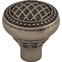 Worldwide Flooring Design Center Trevi Round Knob 1 5/16 Inch Pewter Antique Trevi Round Knob 1 5/16 Inch Pewter Antique Top Knobs Decorative Hardware
