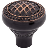 Worldwide Flooring Design Center Trevi Round Knob 1 5/16 Inch Tuscan Bronze Trevi Round Knob 1 5/16 Inch Tuscan Bronze Top Knobs Decorative Hardware