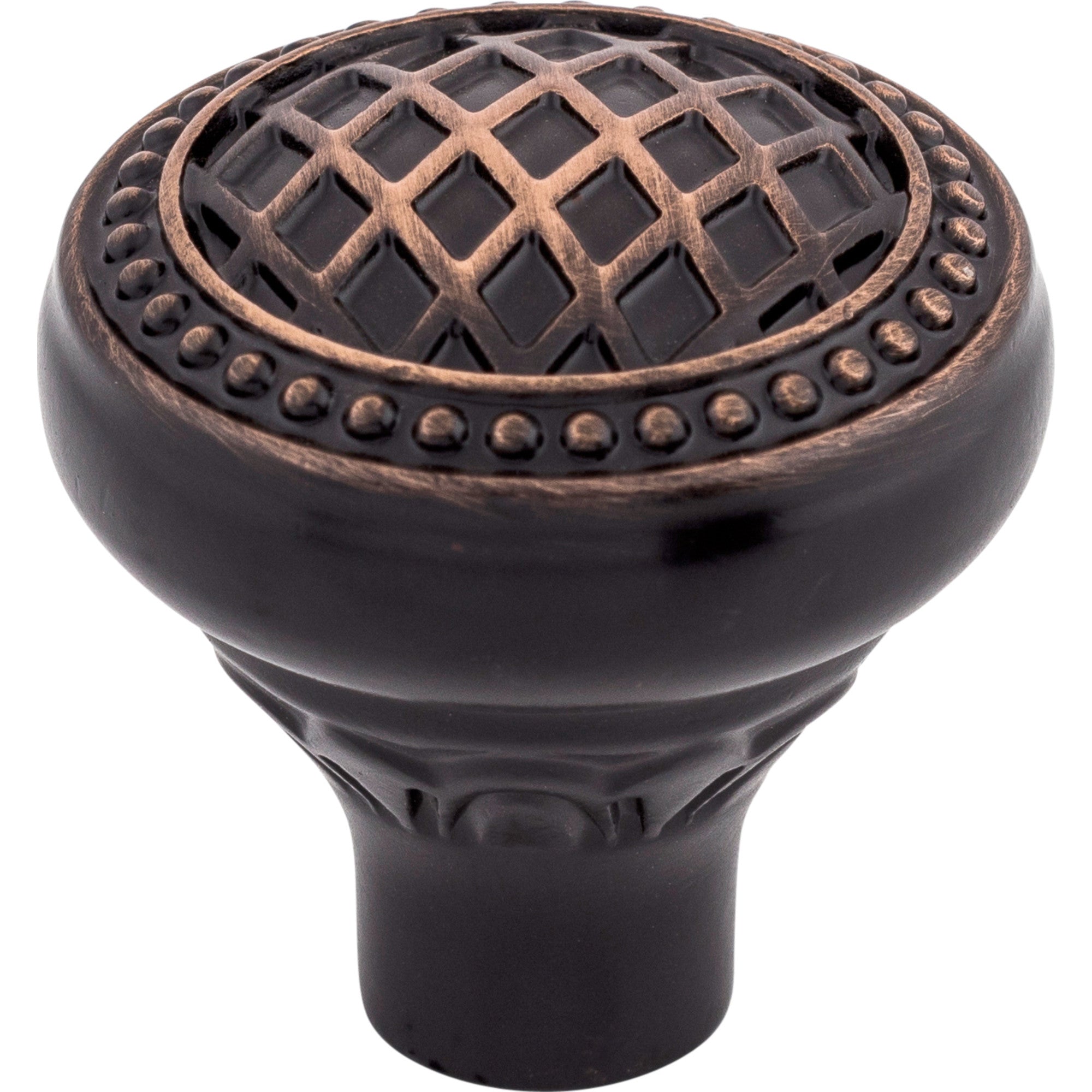 Worldwide Flooring Design Center Trevi Round Knob 1 5/16 Inch Tuscan Bronze Trevi Round Knob 1 5/16 Inch Tuscan Bronze Top Knobs Decorative Hardware