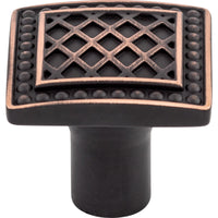 Worldwide Flooring Design Center Trevi Square Knob 1 1/4 Inch Tuscan Bronze Trevi Square Knob 1 1/4 Inch Tuscan Bronze Top Knobs Decorative Hardware