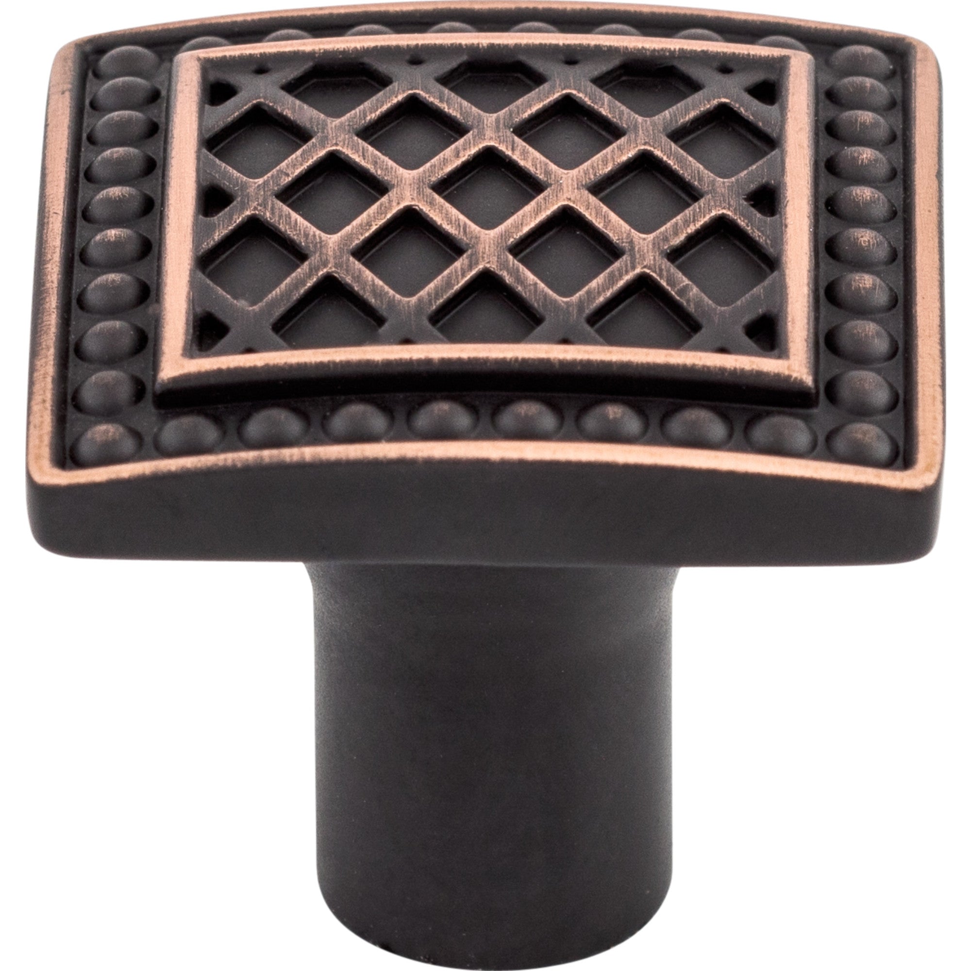 Worldwide Flooring Design Center Trevi Square Knob 1 1/4 Inch Tuscan Bronze Trevi Square Knob 1 1/4 Inch Tuscan Bronze Top Knobs Decorative Hardware