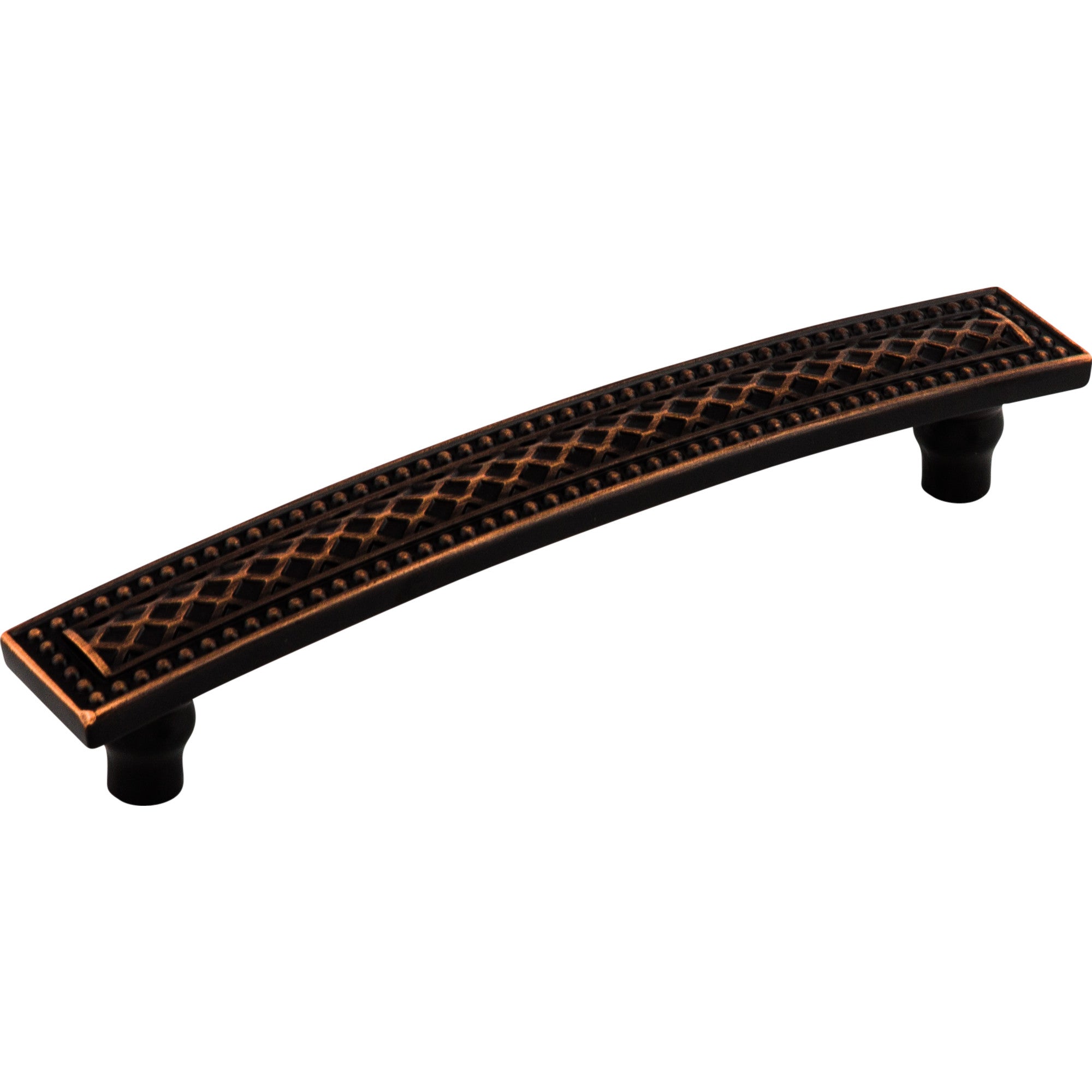 Worldwide Flooring Design Center Trevi Pull 5 Inch (c-c) Tuscan Bronze Trevi Pull 5 Inch (c-c) Tuscan Bronze Top Knobs Decorative Hardware