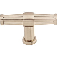 Worldwide Flooring Design Center Luxor T-Handle 2 1/2 Inch Brushed Satin Nickel Luxor T-Handle 2 1/2 Inch Brushed Satin Nickel Top Knobs Decorative Hardware