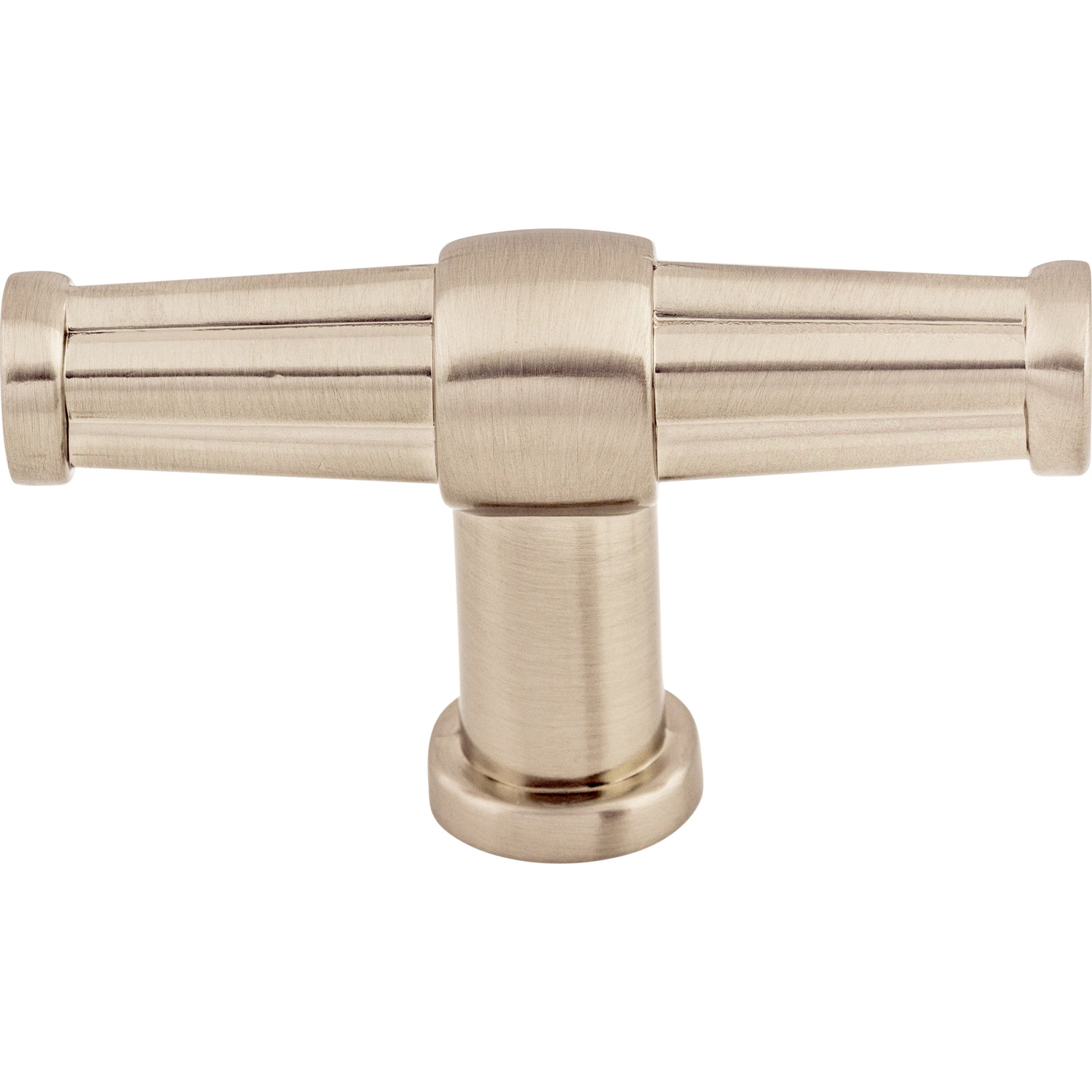Worldwide Flooring Design Center Luxor T-Handle 2 1/2 Inch Brushed Satin Nickel Luxor T-Handle 2 1/2 Inch Brushed Satin Nickel Top Knobs Decorative Hardware