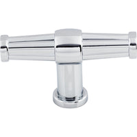 Worldwide Flooring Design Center Luxor T-Handle 2 1/2 Inch Polished Chrome Luxor T-Handle 2 1/2 Inch Polished Chrome Top Knobs Decorative Hardware