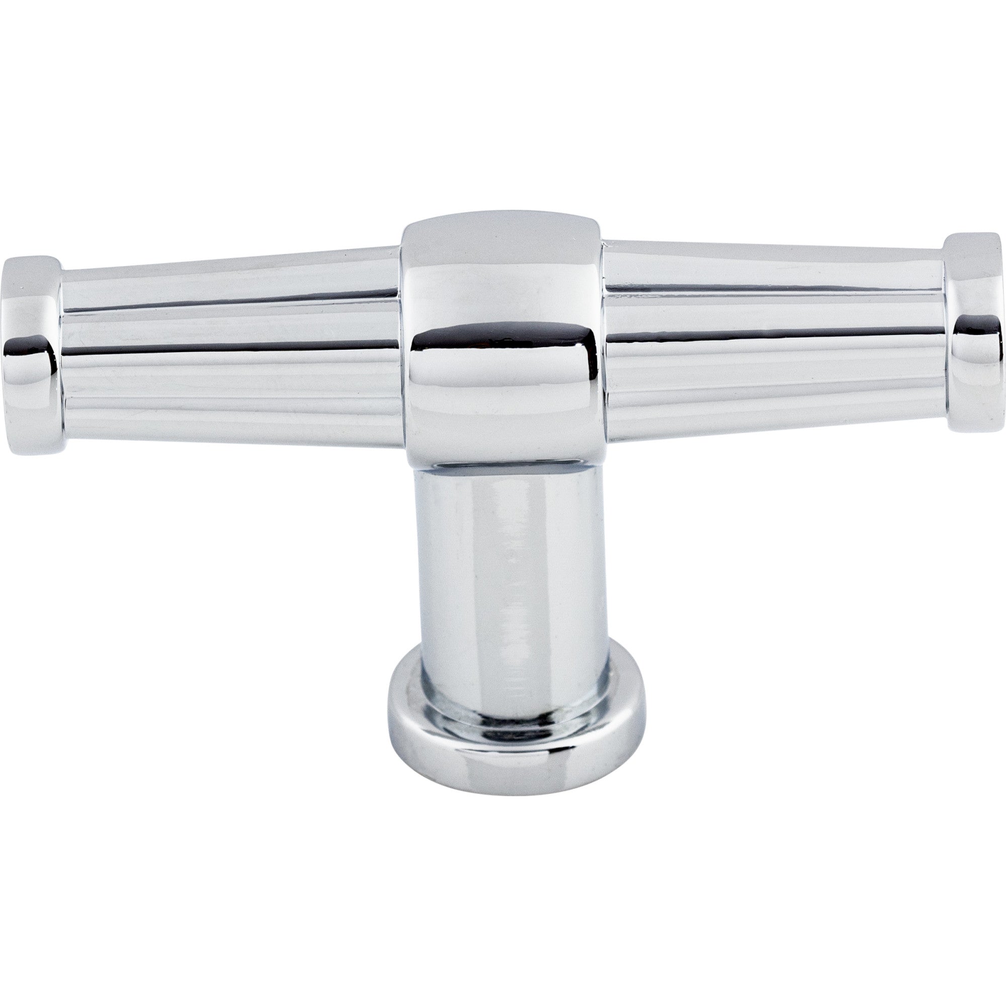 Worldwide Flooring Design Center Luxor T-Handle 2 1/2 Inch Polished Chrome Luxor T-Handle 2 1/2 Inch Polished Chrome Top Knobs Decorative Hardware