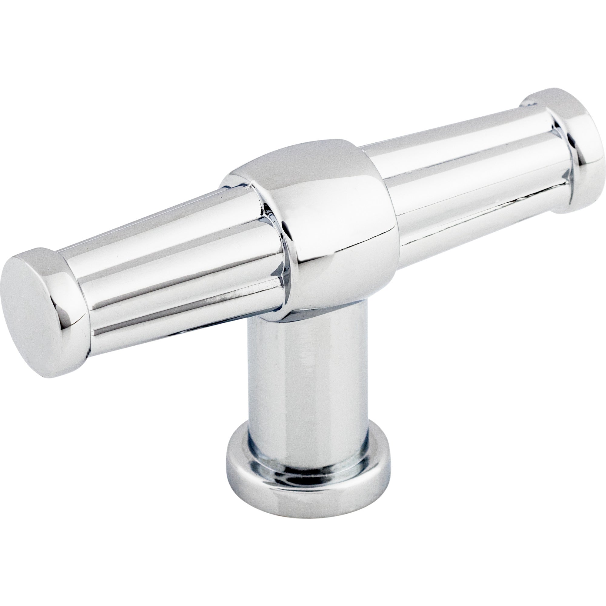 Worldwide Flooring Design Center Luxor T-Handle 2 1/2 Inch Polished Chrome Luxor T-Handle 2 1/2 Inch Polished Chrome Top Knobs Decorative Hardware