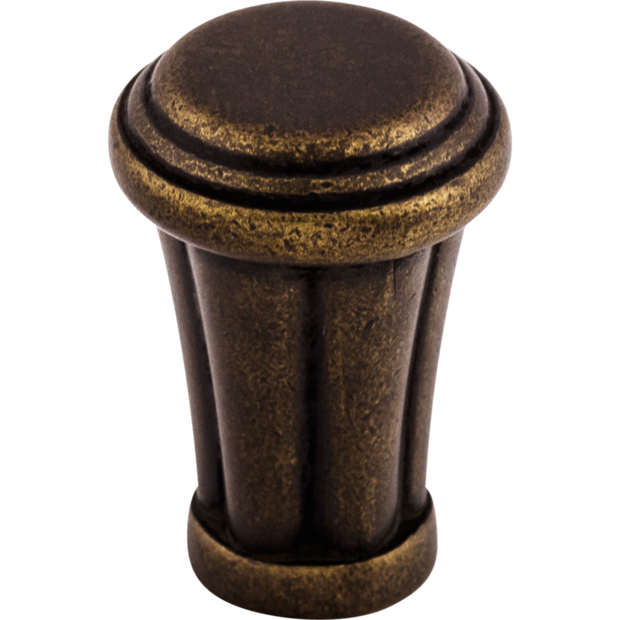 Worldwide Flooring Design Center Luxor Knob 7/8 Inch German Bronze Luxor Knob 7/8 Inch German Bronze Top Knobs Decorative Hardware