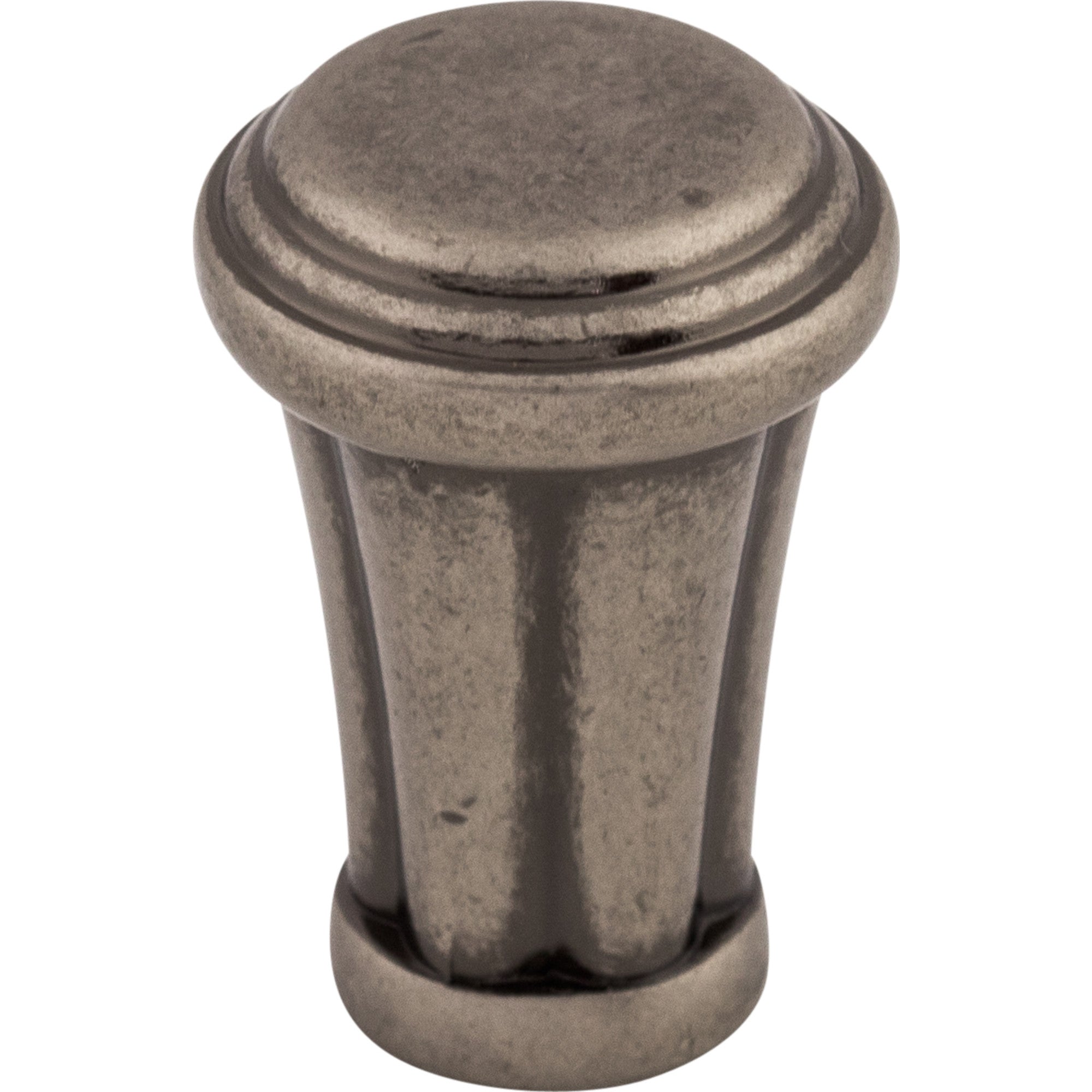 Worldwide Flooring Design Center Luxor Knob 7/8 Inch Pewter Antique Luxor Knob 7/8 Inch Pewter Antique Top Knobs Decorative Hardware