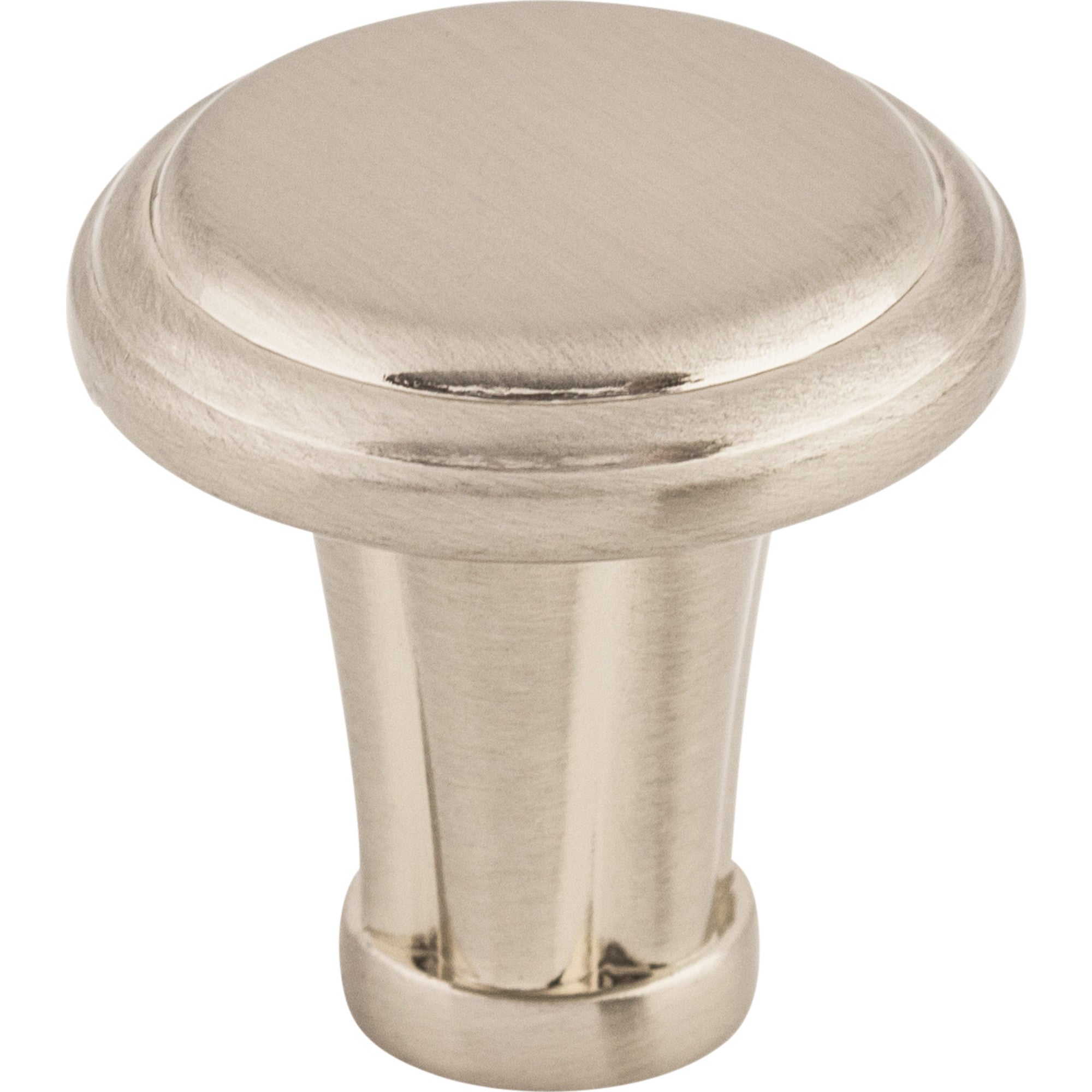 Worldwide Flooring Design Center Luxor Knob 1 1/4 Inch Brushed Satin Nickel Luxor Knob 1 1/4 Inch Brushed Satin Nickel Top Knobs Decorative Hardware