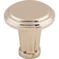 Worldwide Flooring Design Center Luxor Knob 1 1/4 Inch Polished Nickel Luxor Knob 1 1/4 Inch Polished Nickel Top Knobs Decorative Hardware