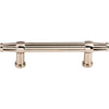 Worldwide Flooring Design Center Luxor Pull 3 3/4 Inch (c-c) Polished Nickel Luxor Pull 3 3/4 Inch (c-c) Polished Nickel Top Knobs Decorative Hardware