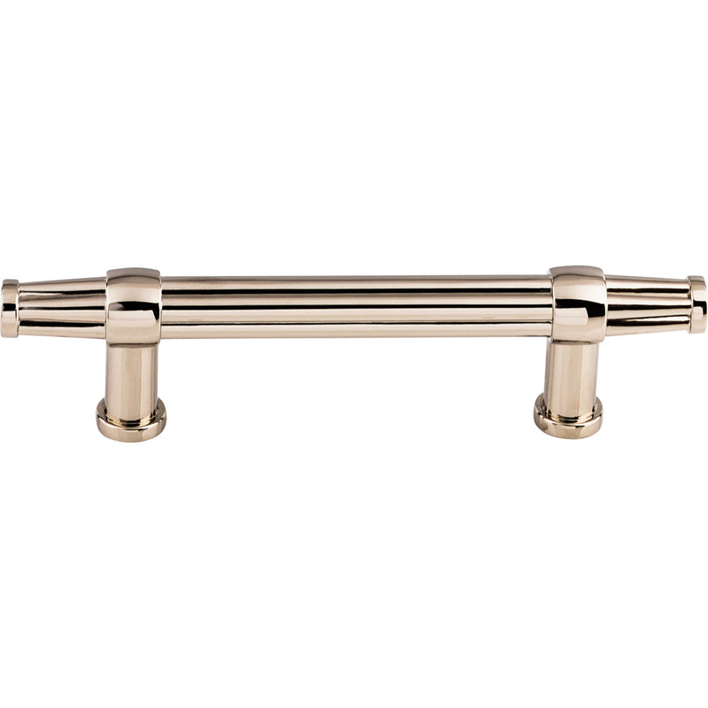 Worldwide Flooring Design Center Luxor Pull 3 3/4 Inch (c-c) Polished Nickel Luxor Pull 3 3/4 Inch (c-c) Polished Nickel Top Knobs Decorative Hardware