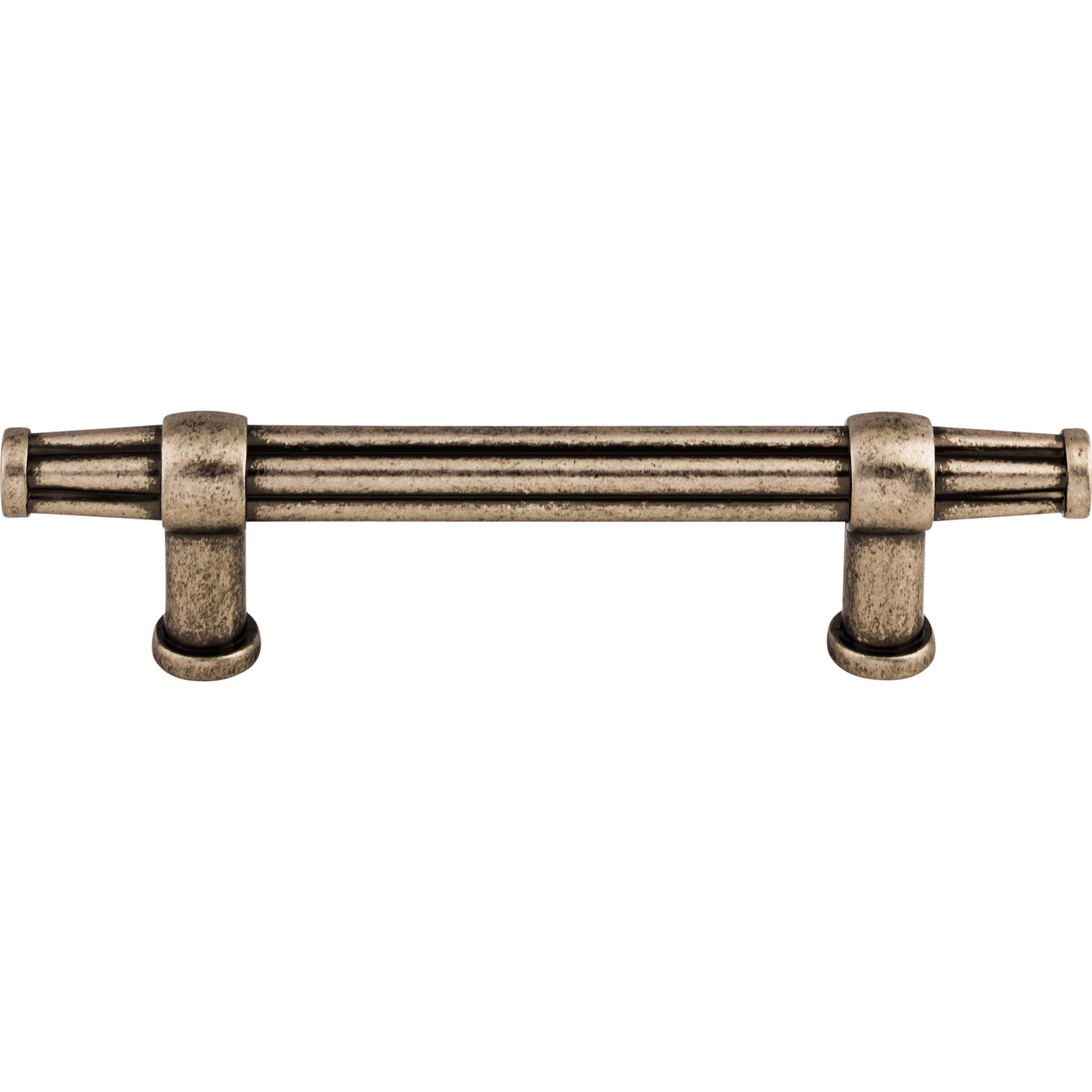 Worldwide Flooring Design Center Luxor Pull 3 3/4 Inch (c-c) Pewter Antique Luxor Pull 3 3/4 Inch (c-c) Pewter Antique Top Knobs Decorative Hardware