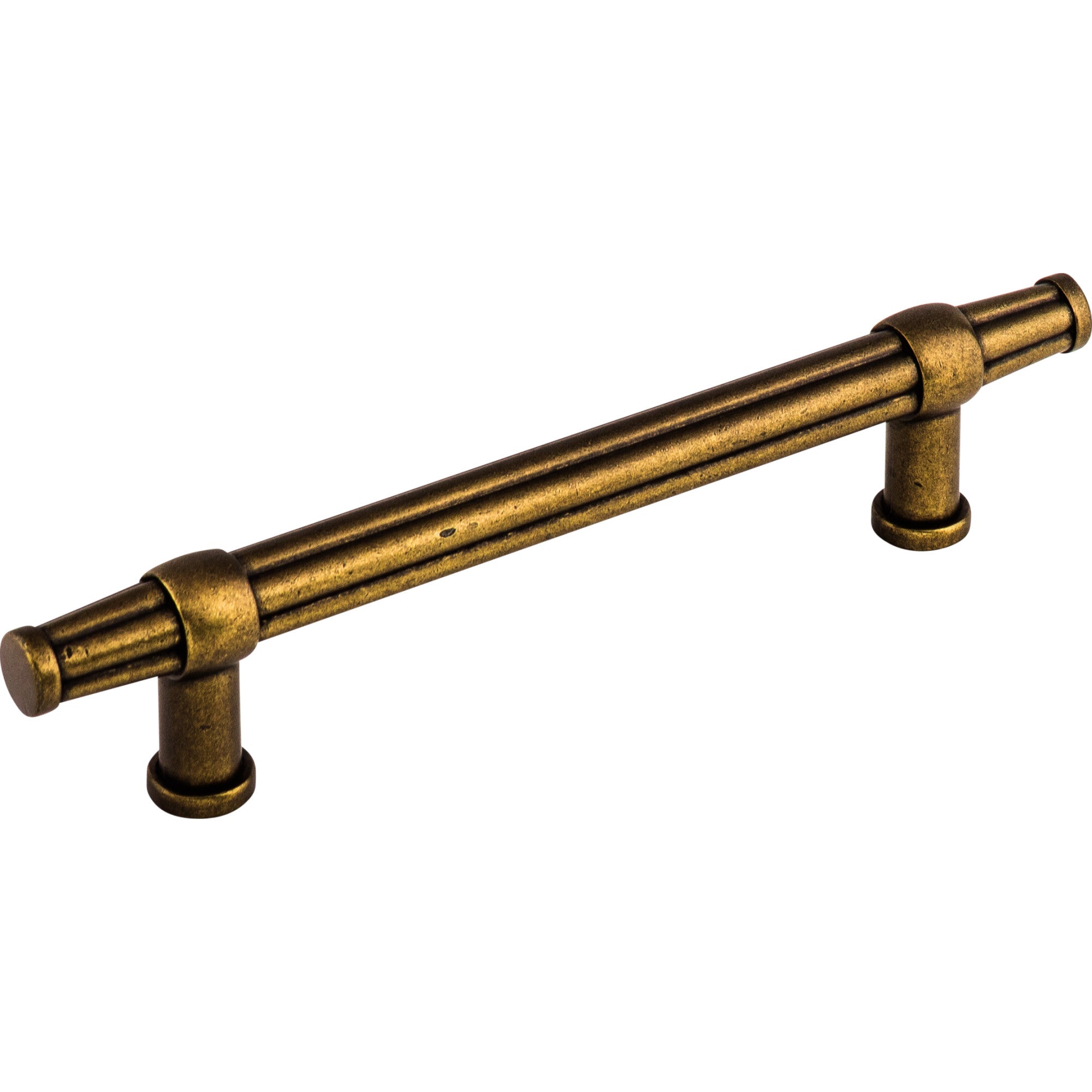 Worldwide Flooring Design Center Luxor Pull 5 Inch (c-c) German Bronze Luxor Pull 5 Inch (c-c) German Bronze Top Knobs Decorative Hardware