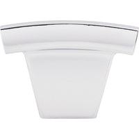 Worldwide Flooring Design Center Arched Knob 1 1/2 Inch Polished Chrome Arched Knob 1 1/2 Inch Polished Chrome Top Knobs Decorative Hardware