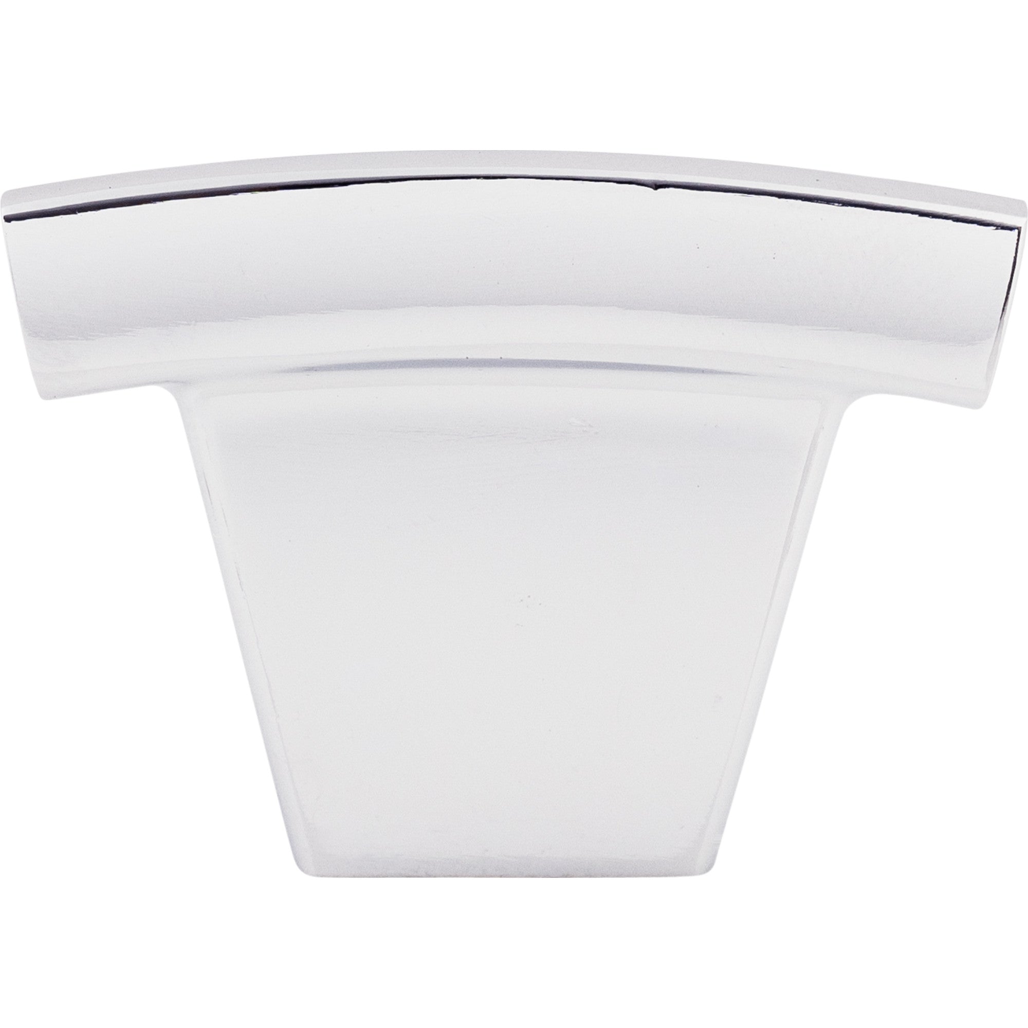 Worldwide Flooring Design Center Arched Knob 1 1/2 Inch Polished Chrome Arched Knob 1 1/2 Inch Polished Chrome Top Knobs Decorative Hardware