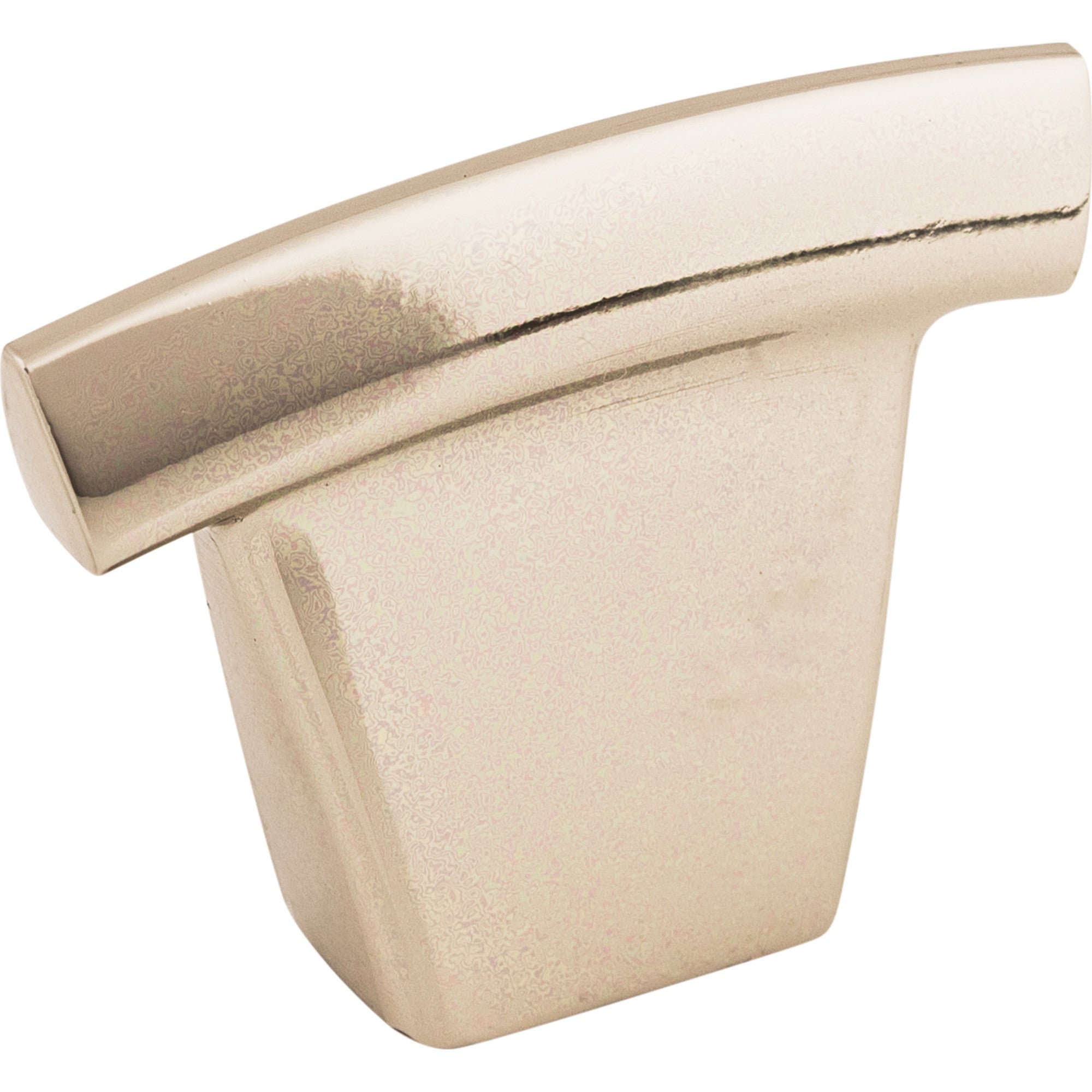 Worldwide Flooring Design Center Arched Knob 1 1/2 Inch Polished Nickel Arched Knob 1 1/2 Inch Polished Nickel Top Knobs Decorative Hardware